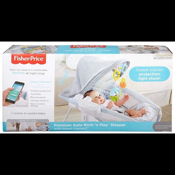 fisher price smart connect rock n play sleeper neutral